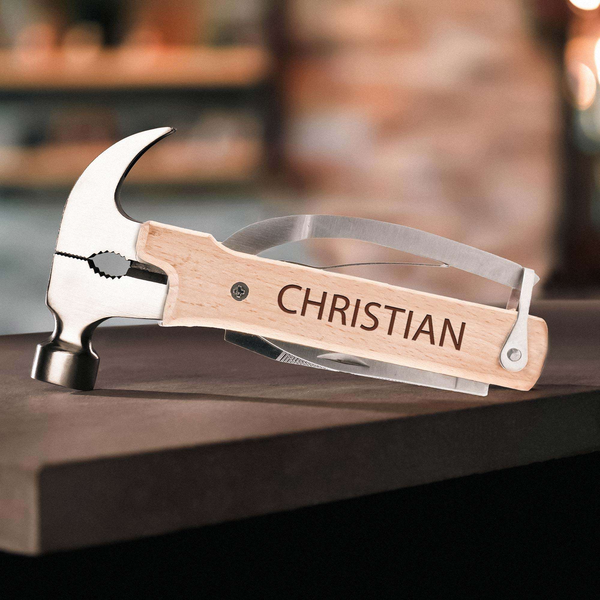 Multitool - 10in1 Werkzeug mit Namensgravur - Personalisiert