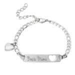 Bild von   silber armband mit gravur fuerjpg | 🌟 Gravur nach Wunsch 🪄