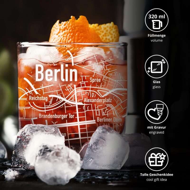 Bild von   whiskyglas mit gravur berlinjpg | 🌟 Gravur nach Wunsch 🪄
