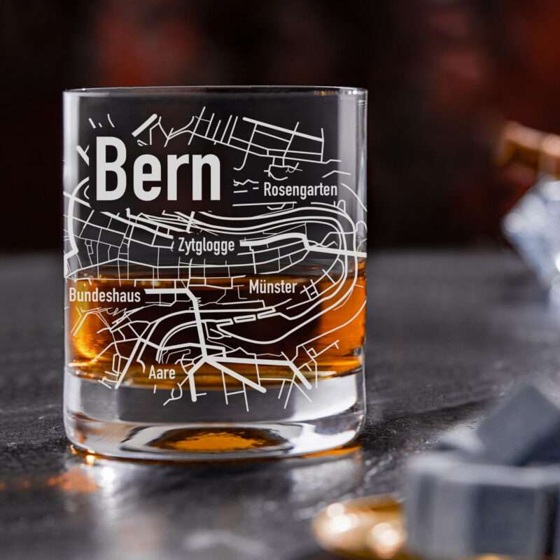 Bild von   whiskyglas mit gravur bern sjpg | 🌟 Gravur nach Wunsch 🪄