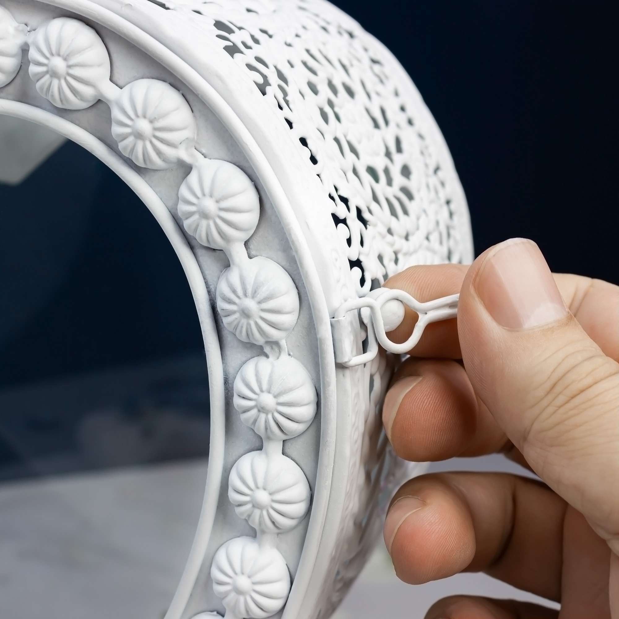 Herz Laterne mit Gravur - Ringe