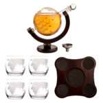 Bild von   whisky set karaffe globus mijpg | 🌟 Gravur nach Wunsch 🪄