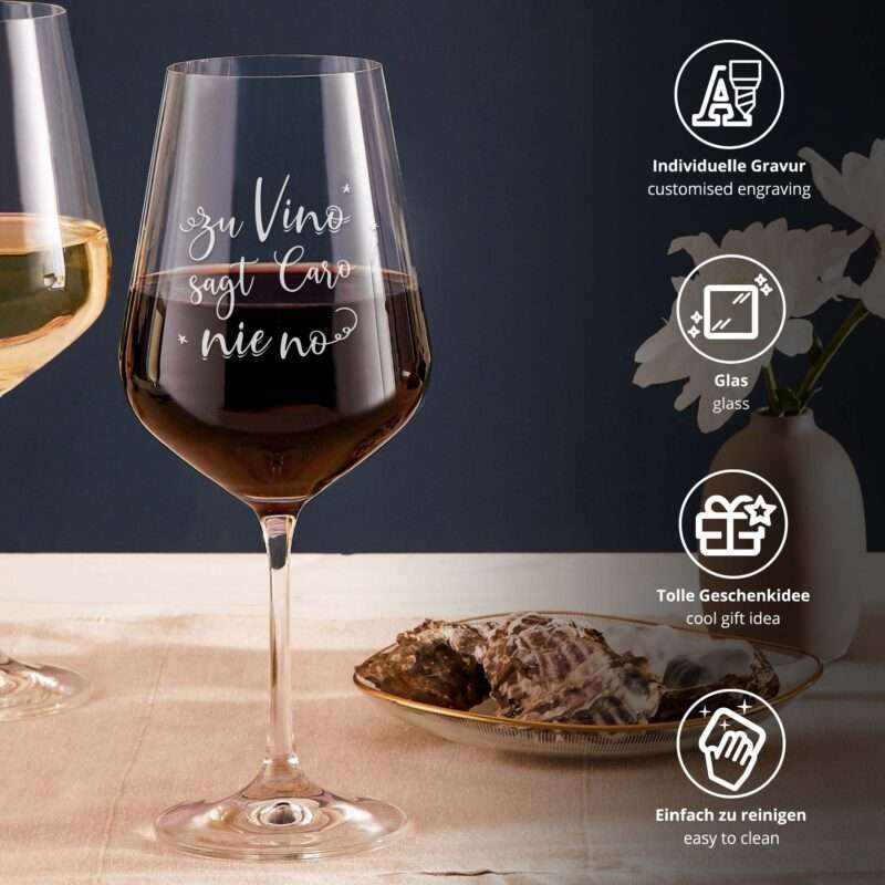 Bild von   weinglas zu vino sagt namejpg | 🌟 Gravur nach Wunsch 🪄