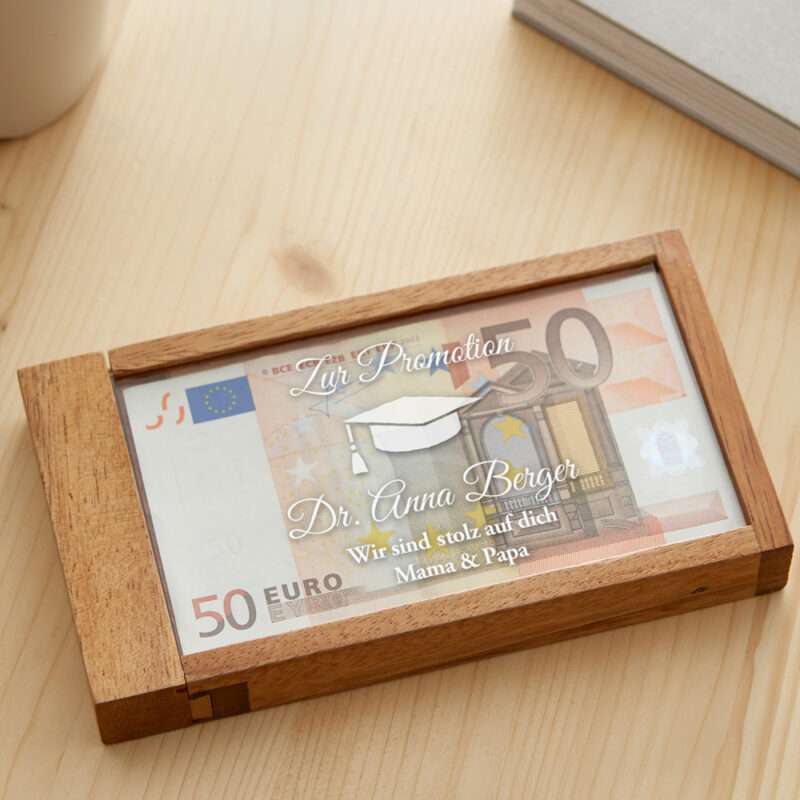 Bild von   magische geldgeschenkbox mit gjpg | 🌟 Gravur nach Wunsch 🪄