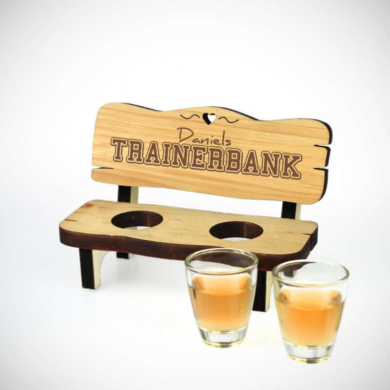 Bild von   schnapsbank mit gravur trainjpg | 🌟 Gravur nach Wunsch 🪄