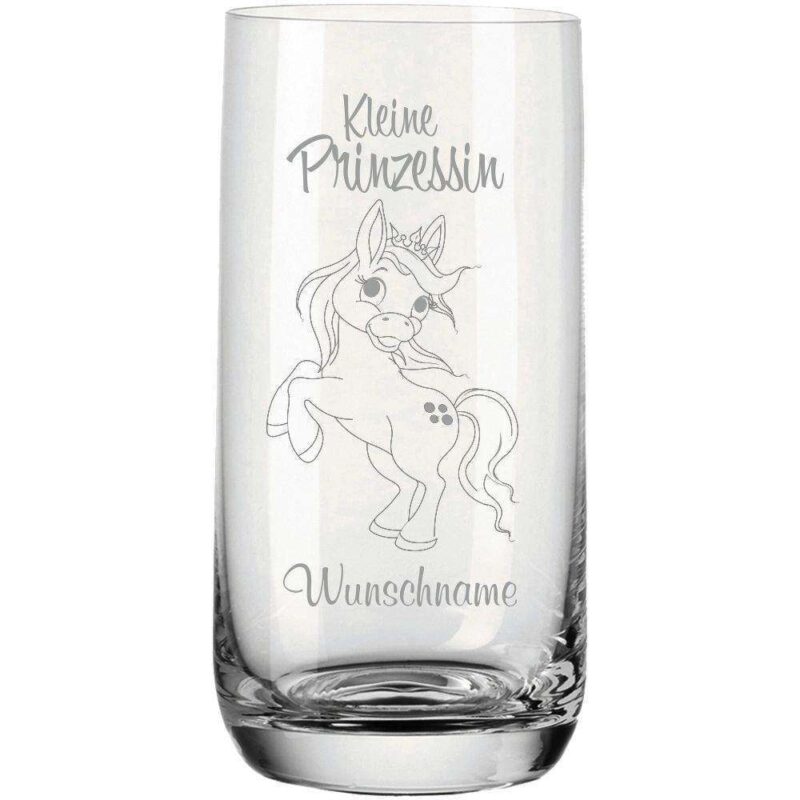 Bild von   trinkglas kleine prinzessin mijpg | 🌟 Gravur nach Wunsch 🪄