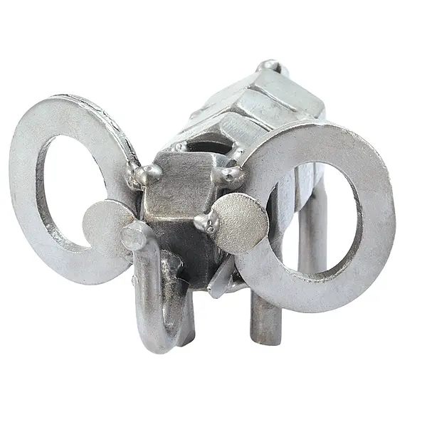 Bild von   metallfigur kleiner elefantjpg | 🌟 Gravur nach Wunsch 🪄