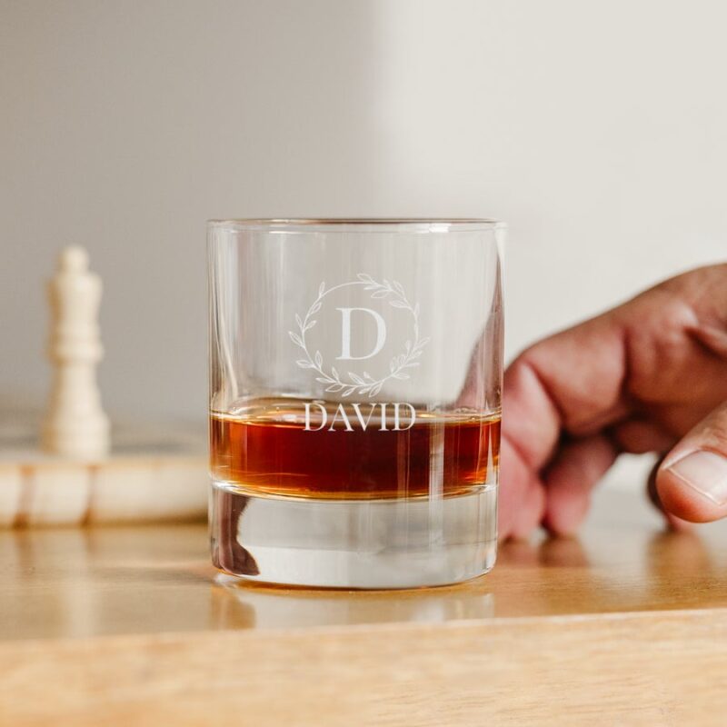 Whiskyglas mit Gravur (6 Stück)