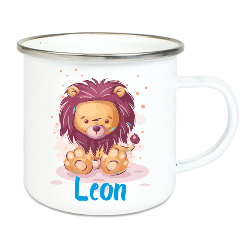 Bild von   emaille tasse kinder mit deinepng | 🌟 Gravur nach Wunsch 🪄