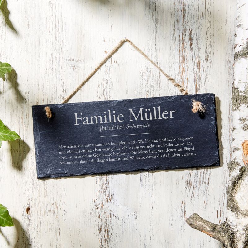 Bild von   schiefertafel mit gravur definjpg | 🌟 Gravur nach Wunsch 🪄