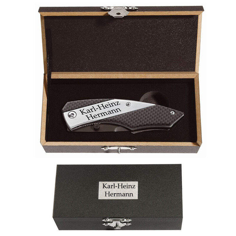 Bild von   metmaxx messer slider pro carbjpg | 🌟 Gravur nach Wunsch 🪄