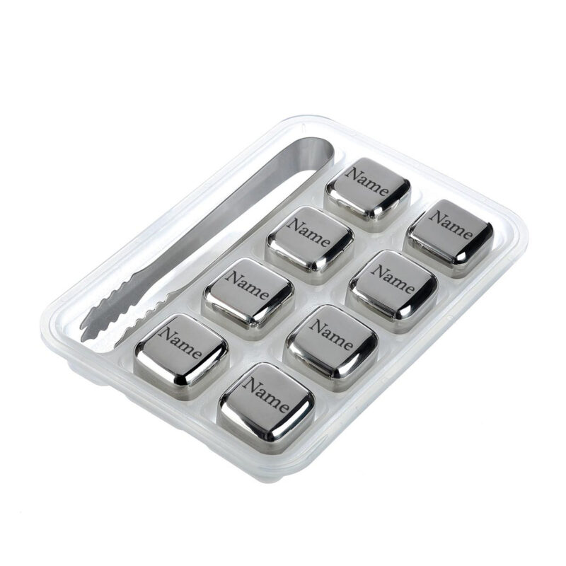 Bild von   edle  edelstahl whisky steinejpg | 🌟 Gravur nach Wunsch 🪄