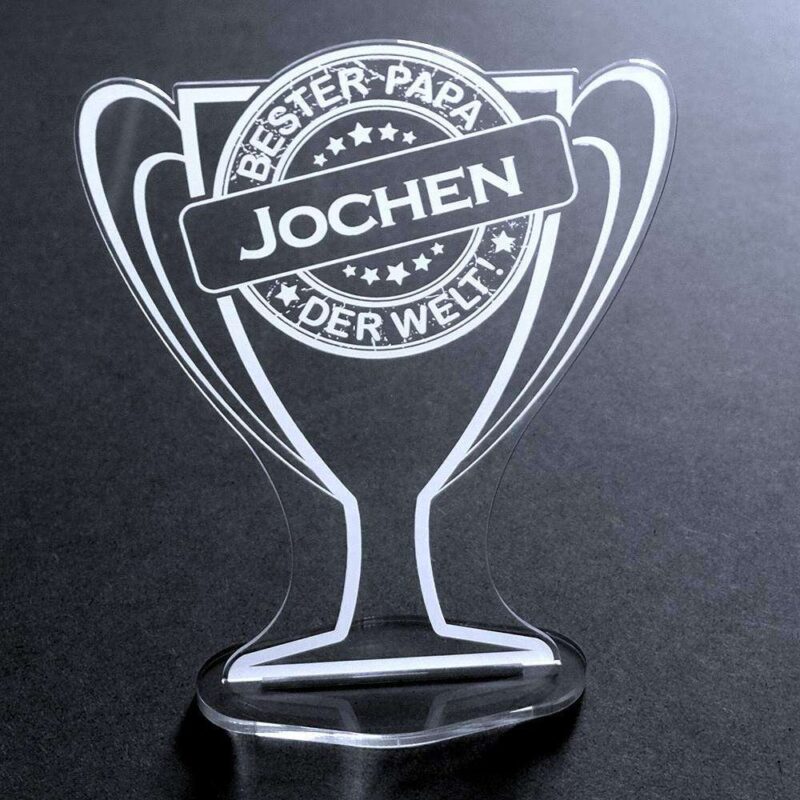 Bild von   acryl pokal mit namensgravur bjpg | 🌟 Gravur nach Wunsch 🪄