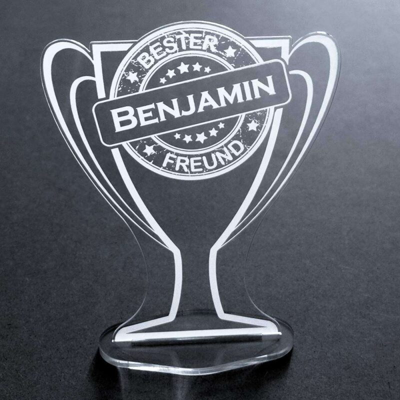 Bild von   acryl pokal mit namensgravur bjpg | 🌟 Gravur nach Wunsch 🪄