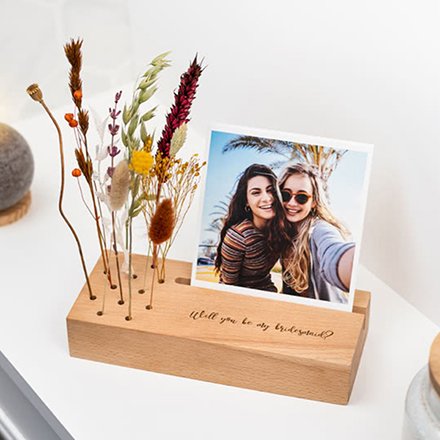 Bild von   fotos im holzaufsteller mit grjpg | 🌟 Gravur nach Wunsch 🪄