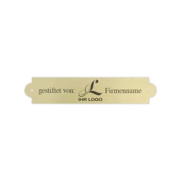 Bild von   bankschild messing gold gebuerjpg | 🌟 Gravur nach Wunsch 🪄