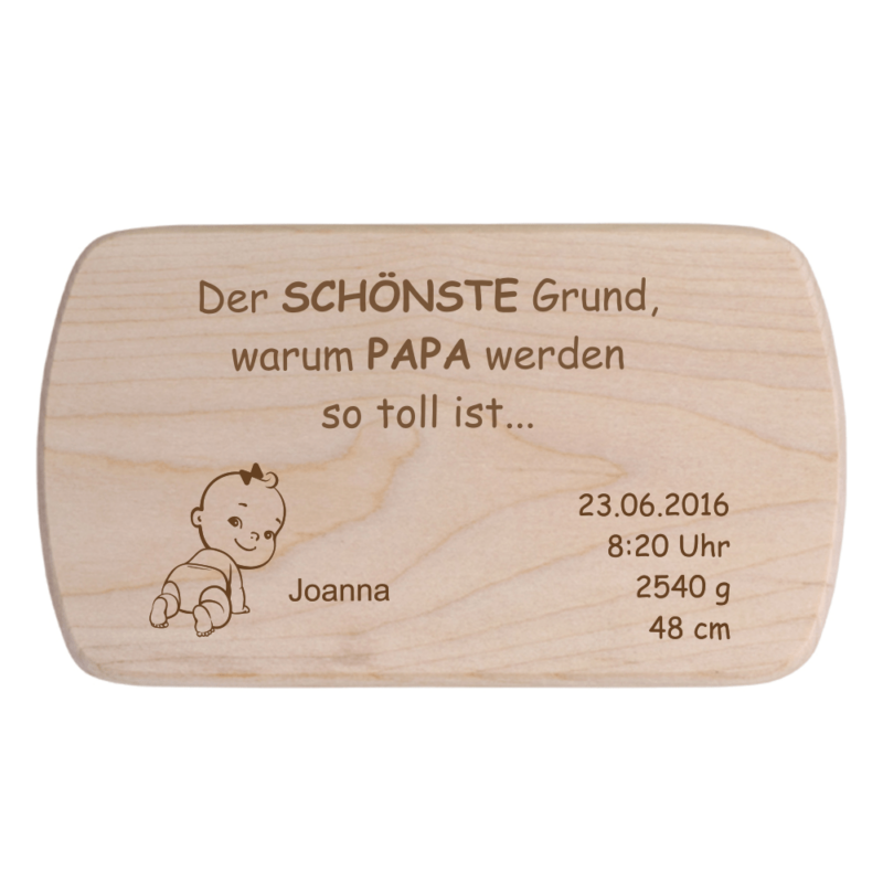 Bild von   fruehstuecksbrett fuer papa mipng | 🌟 Gravur nach Wunsch 🪄