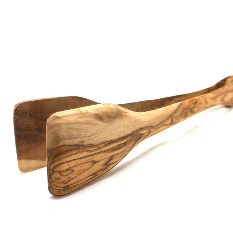 Bild von   grillzange aus edlem olivenholjpg | 🌟 Gravur nach Wunsch 🪄