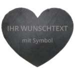 Bild von   schieferherz mit wunschgravurjpg | 🌟 Gravur nach Wunsch 🪄