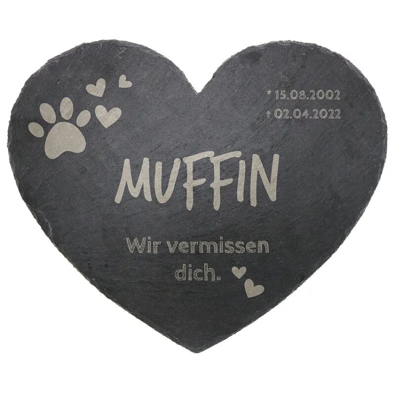Bild von   grabplatte fuer das haustierjpg | 🌟 Gravur nach Wunsch 🪄