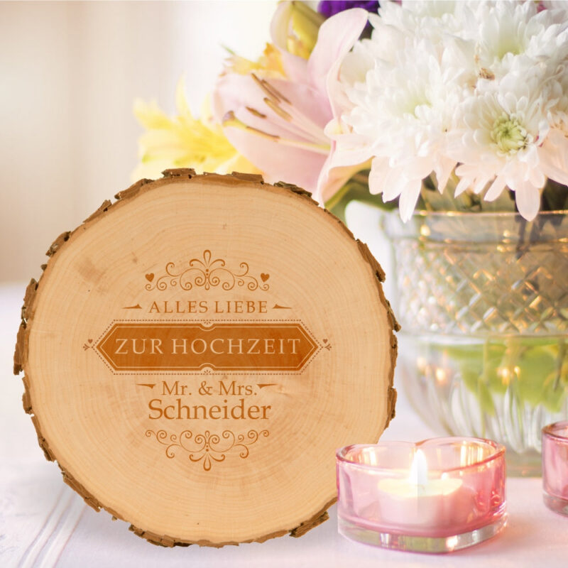 Bild von   baumscheibe mr mrs persojpg | 🌟 Gravur nach Wunsch 🪄