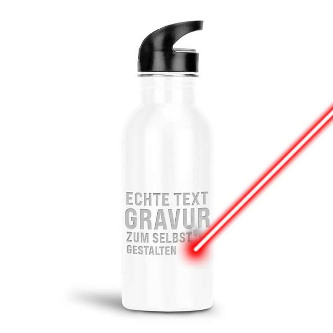 Bild von   edelstahl trinkflasche mit texjpg | 🌟 Gravur nach Wunsch 🪄