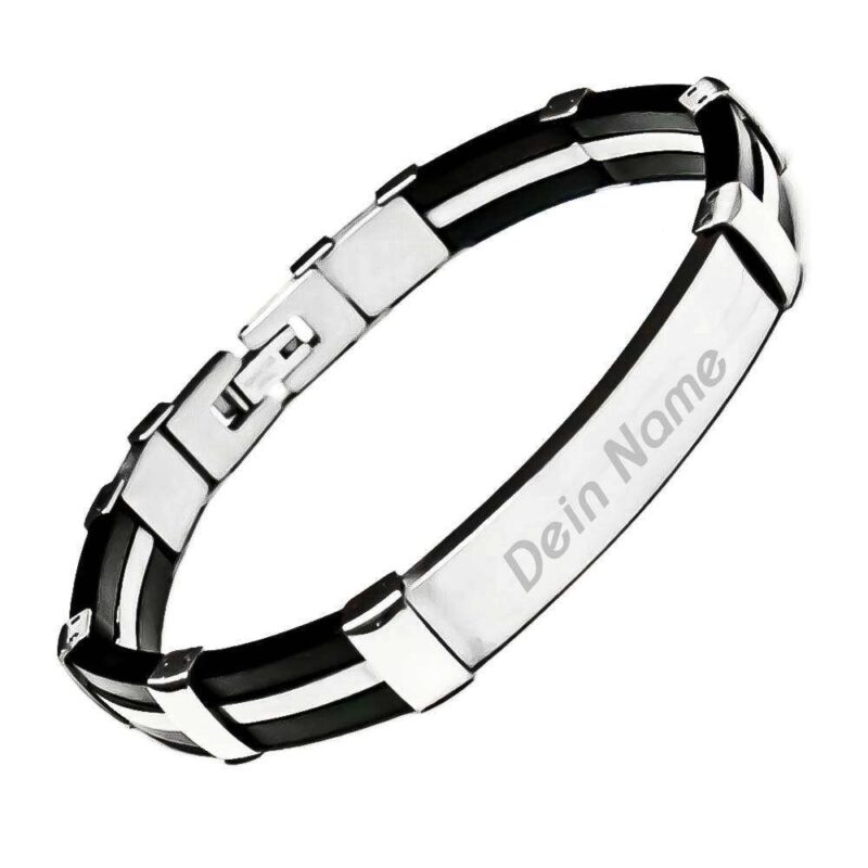 Bild von   armband mit gravur edelstahl kjpg | 🌟 Gravur nach Wunsch 🪄