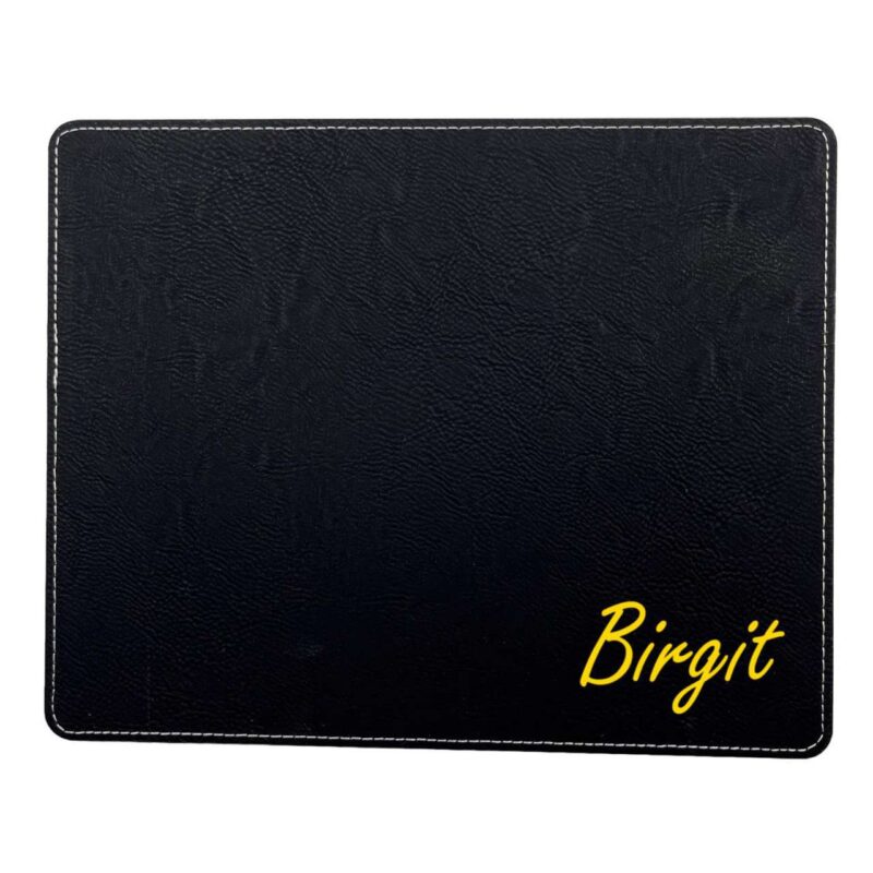 Bild von   mousepad kunstleder rechteckigjpg | 🌟 Gravur nach Wunsch 🪄
