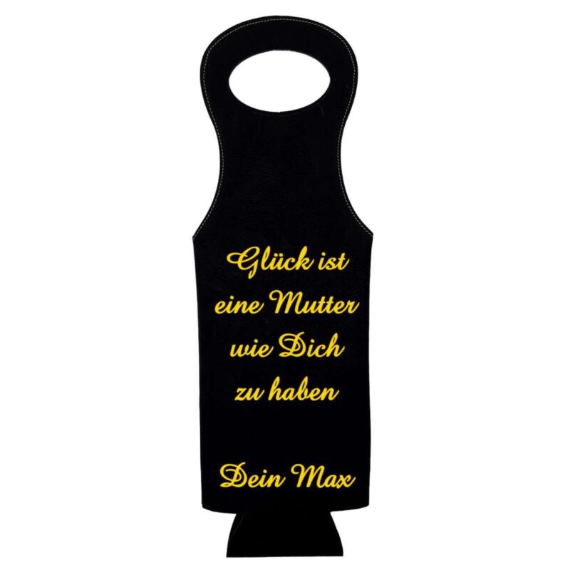 Bild von   weintasche kunstleder x cmjpg | 🌟 Gravur nach Wunsch 🪄