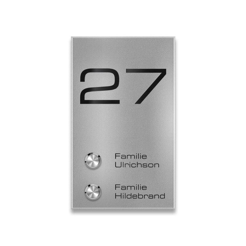 Bild von   metzler funkklingel zweifamilijpg | 🌟 Gravur nach Wunsch 🪄