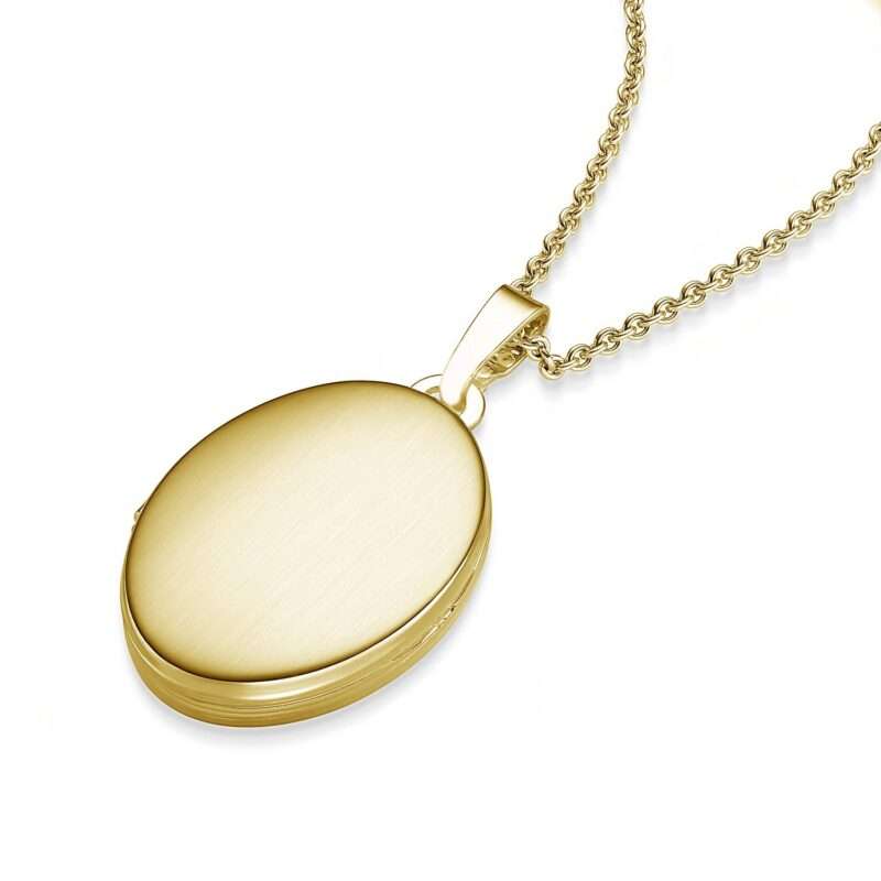 Bild von   medaillon gold oval mit foto sjpg | 🌟 Gravur nach Wunsch 🪄