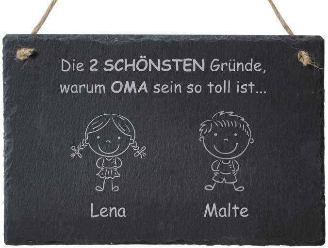 Bild von   dekoschild aus schiefer diejpg | 🌟 Gravur nach Wunsch 🪄