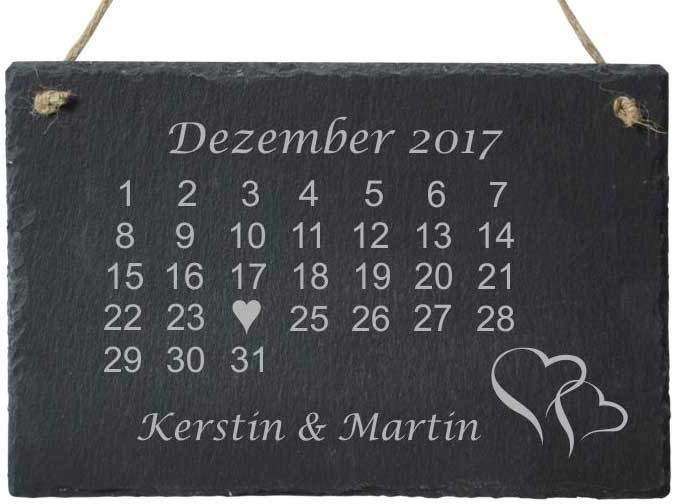 Bild von   dekoschild aus schiefer kalejpg | 🌟 Gravur nach Wunsch 🪄