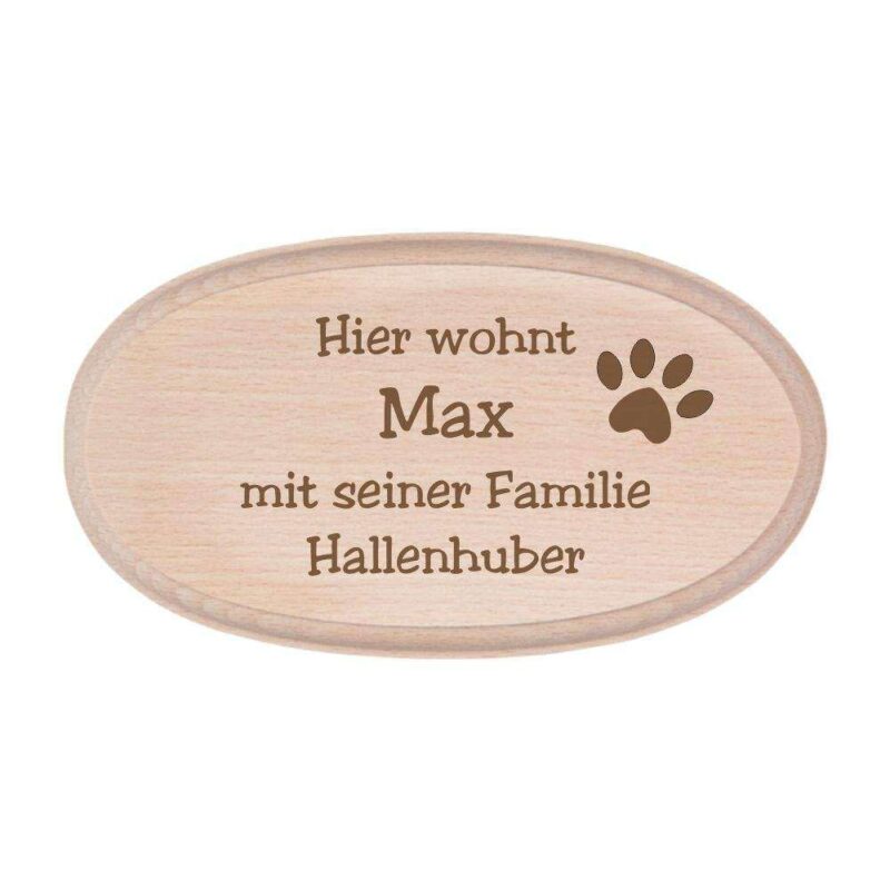 Bild von   tuerschild aus buchenholz mitjpg | 🌟 Gravur nach Wunsch 🪄