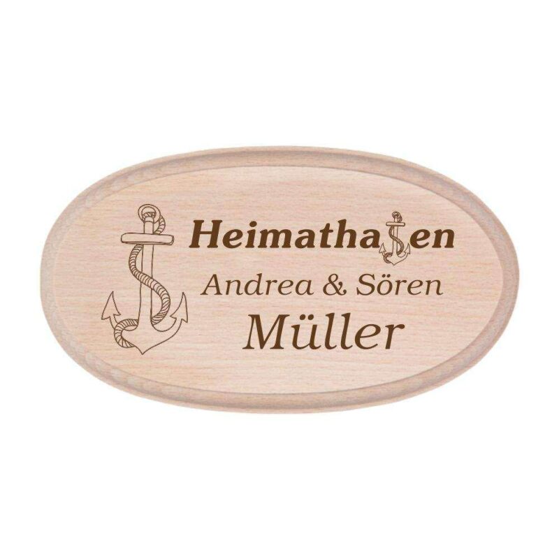 Bild von   tuerschild mit deinem familienjpg | 🌟 Gravur nach Wunsch 🪄