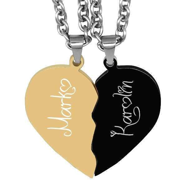 Bild von   partner anhaenger mit gravur gjpg | 🌟 Gravur nach Wunsch 🪄