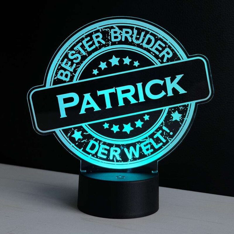Bild von   led dekolicht bester bruder mijpg | 🌟 Gravur nach Wunsch 🪄