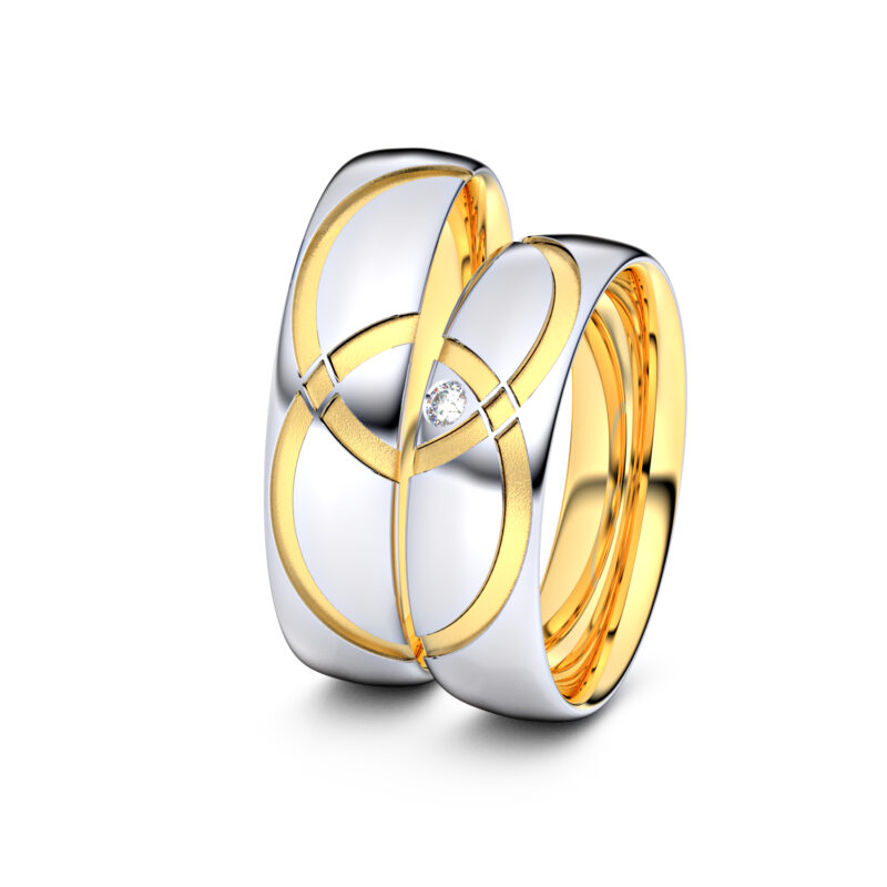 Bild von   modell tr doppelring erjpg | 🌟 Gravur nach Wunsch 🪄