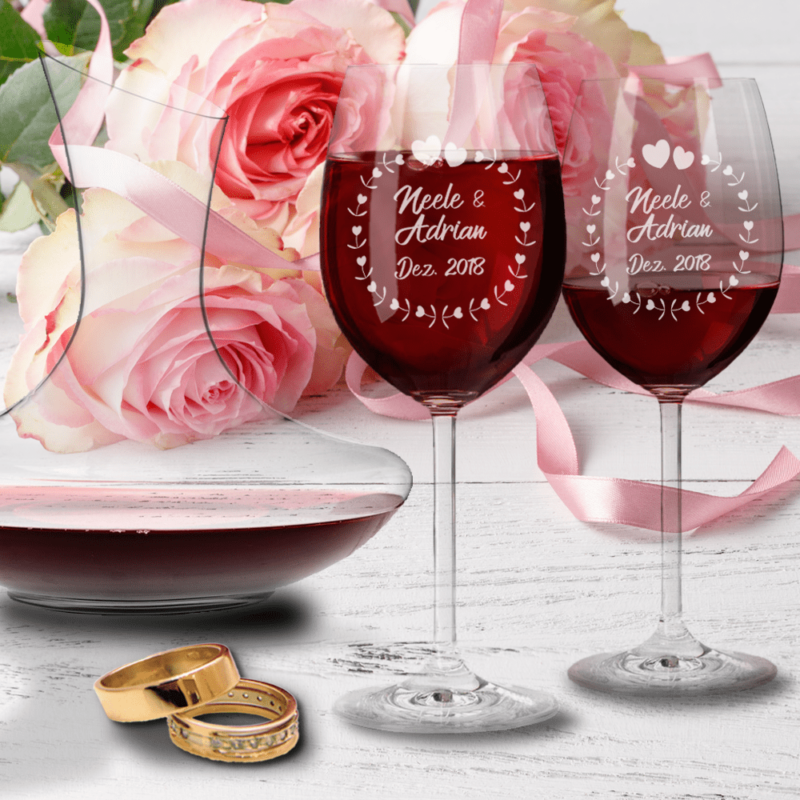 Bild von   geschenk set zur hochzeit mitpng | 🌟 Gravur nach Wunsch 🪄