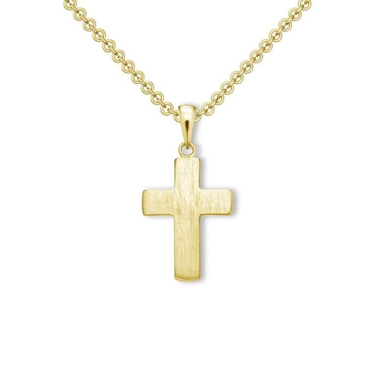 Bild von   kreuz kette gold silber  hjpg | 🌟 Gravur nach Wunsch 🪄