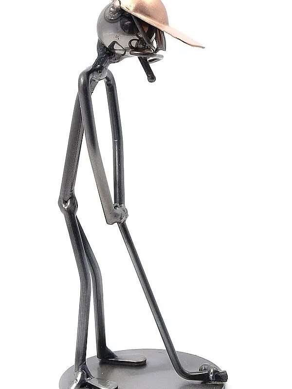 Bild von   metallmann golfer beim abschlajpg | 🌟 Gravur nach Wunsch 🪄