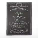 Bild von   schild zur hochzeit aus schiefjpg | 🌟 Gravur nach Wunsch 🪄