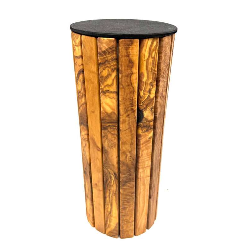 Handgefertigte Tierurne aus Olivenholz – Für Tiere bis 40 kg