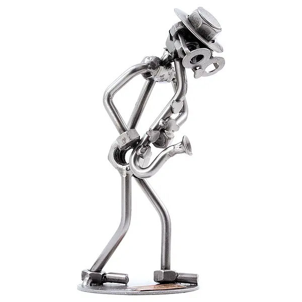 Bild von   schraubenmaennchen saxophonistjpg | 🌟 Gravur nach Wunsch 🪄